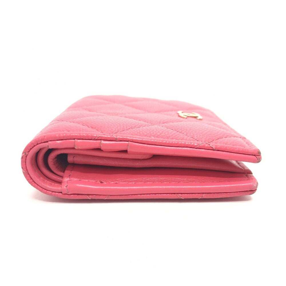 CHANEL Authentic Pink Caviar Leather Wallet - Picture 4 of 13